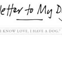 Una lettera a mio cane: più di un libro