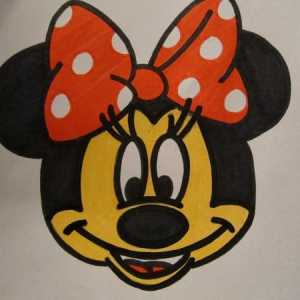 Come disegnare Minnie Mouse faccia facile