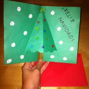 Come fare un popup carta di albero di Natale